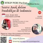 Webinar Series ” Sastra Anak dalam Pendidikan di Indonesia”